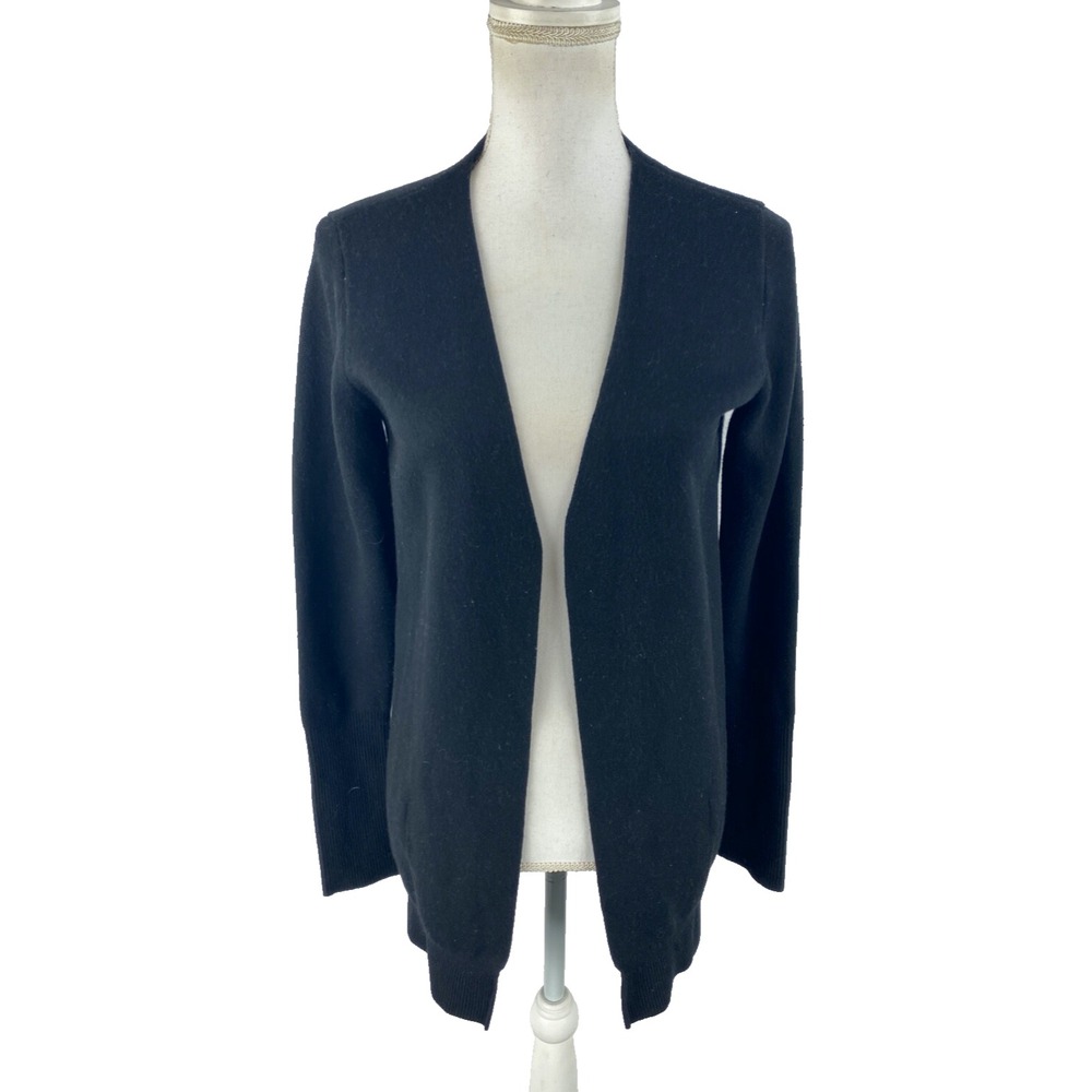 Lululemon City Street Cardigan Black Heathered Black Reversible Womens 6 (msrd)
